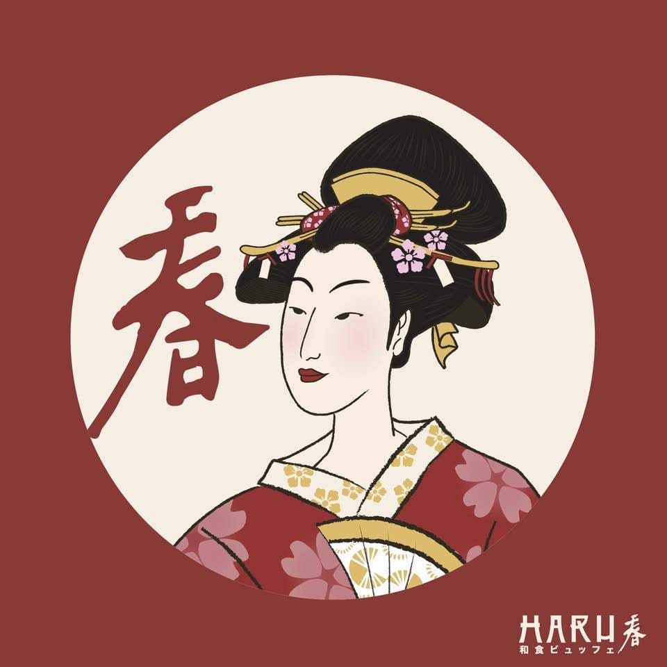 HARU JAPANESE FOOD logo